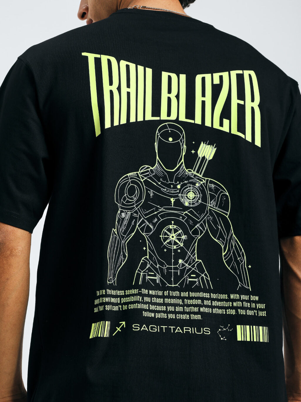 Sagittarius - Zodiac Warrior - Oversized T-shirt