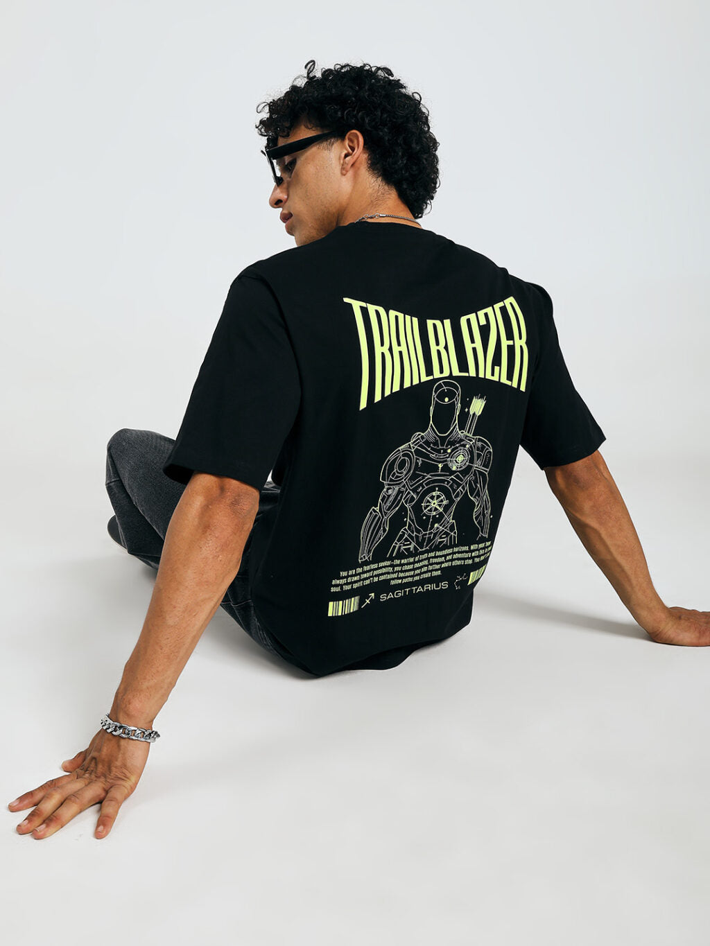 Sagittarius - Zodiac Warrior - Oversized T-shirt