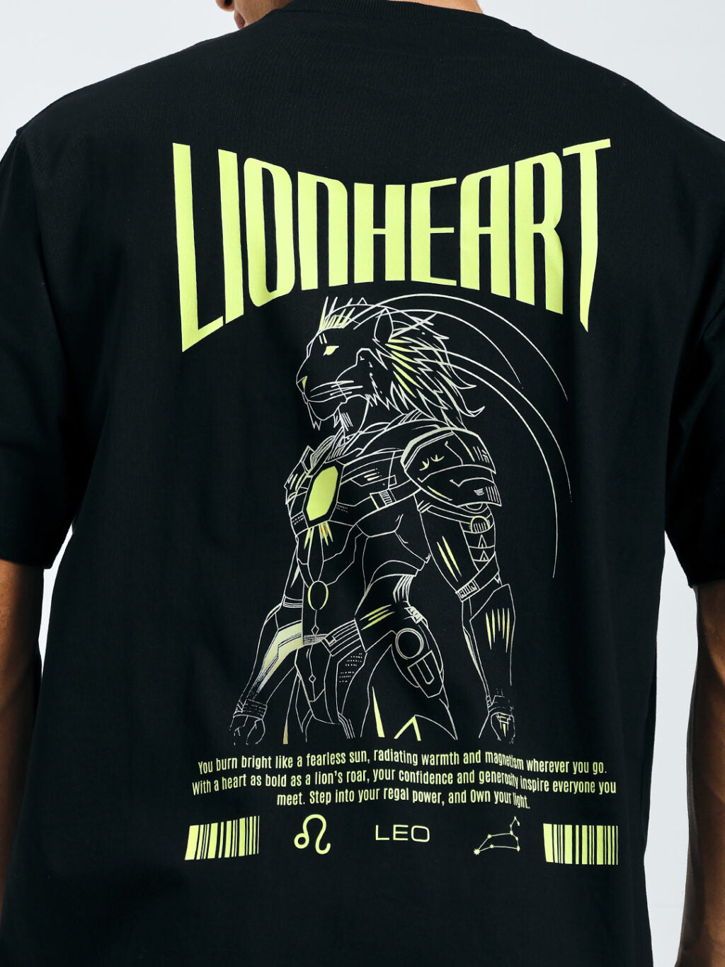 Leo - Zodiac Warrior - Oversized T-shirt