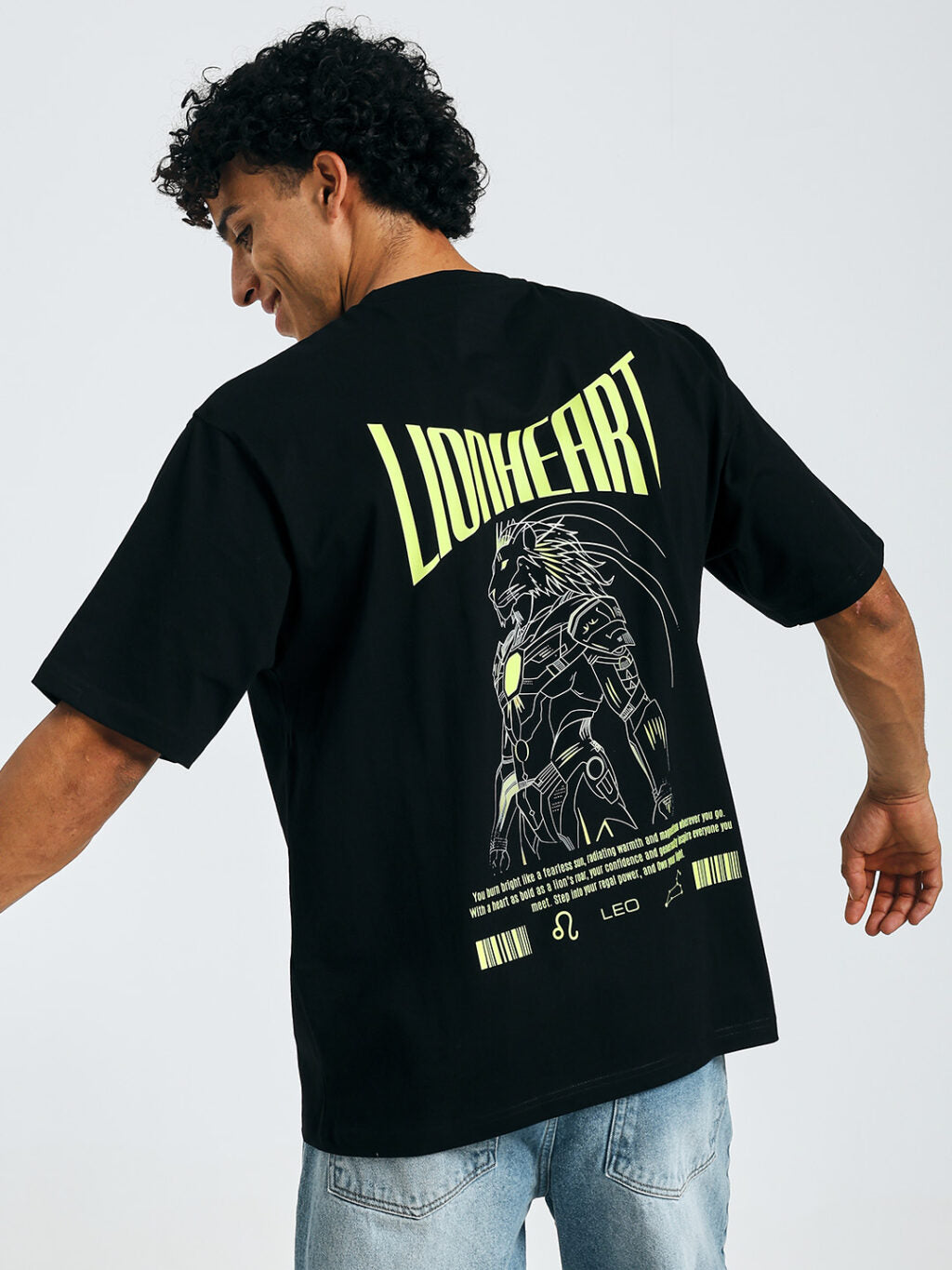 Leo - Zodiac Warrior - Oversized T-shirt