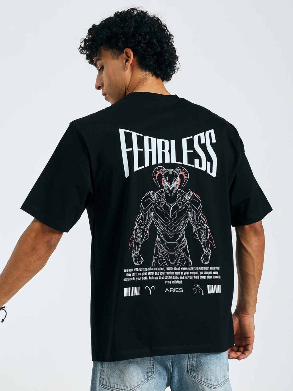 Aries - Zodiac Warrior - Oversized T-shirt