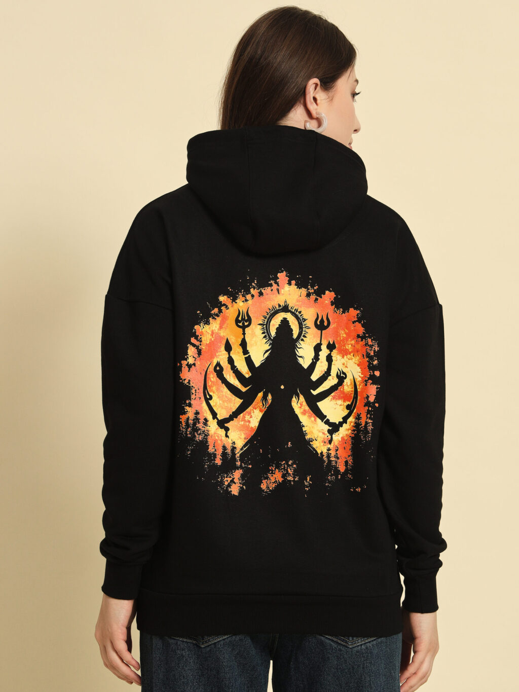 Roar Like Shakti Rise Like Durga - Oversized Hoodie