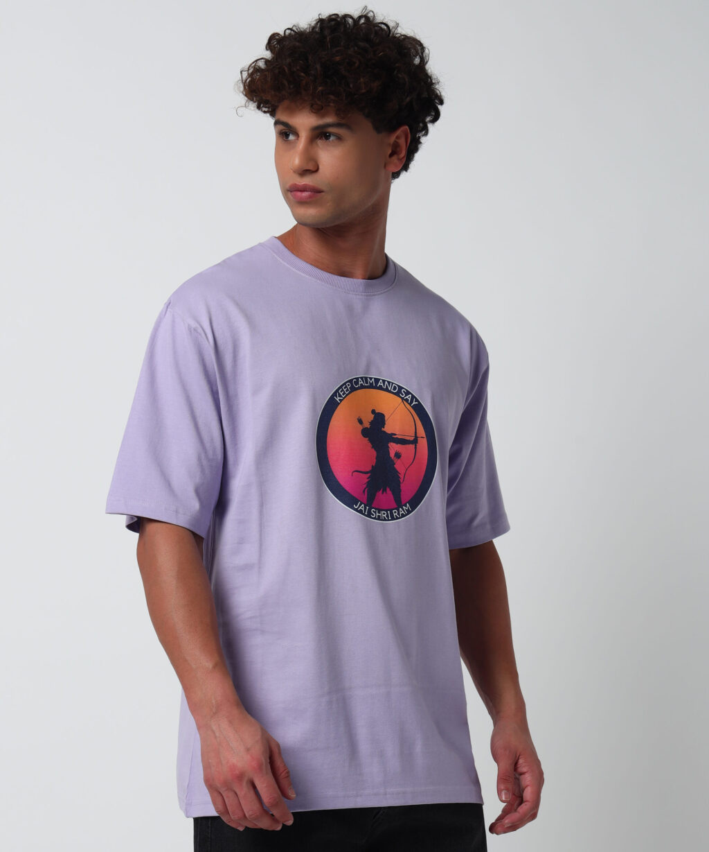Keep Calm and say Jai Shri Ram - Oversized T-Shirt