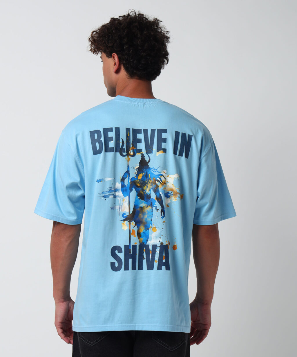Believe In Shiva - Oversized T-shirt