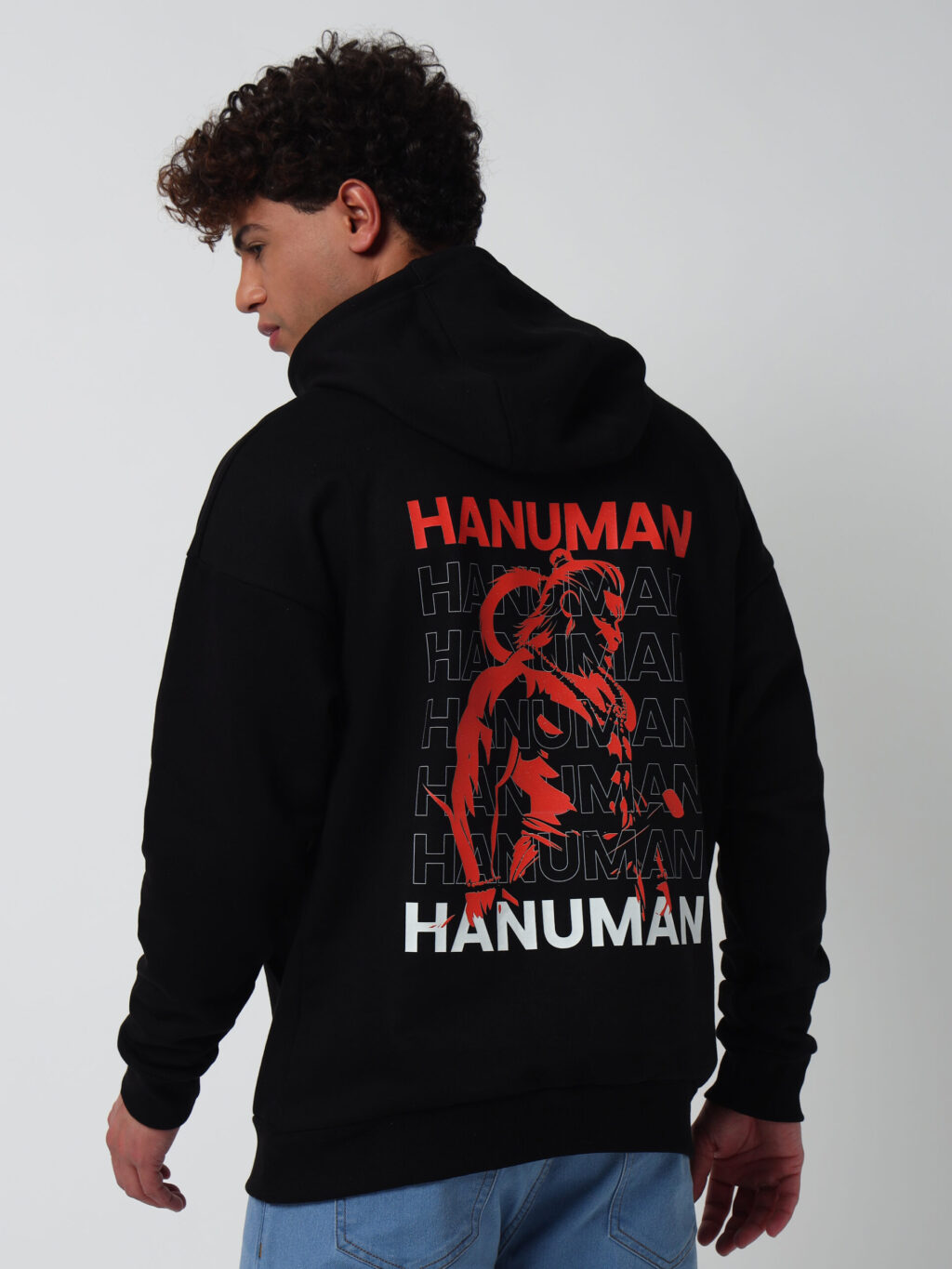 Powered By Hanuman - Oversized Hoodie