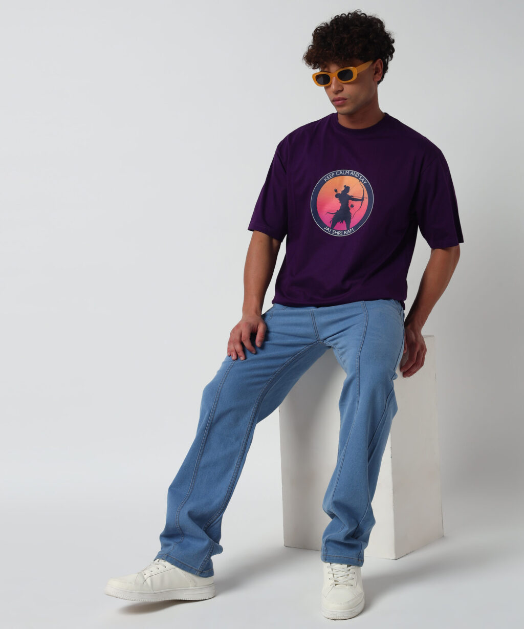 Keep Calm and say Jai Shri Ram - Oversized T-Shirt