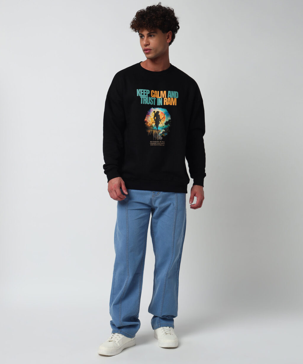 Keep Calm and Trust in Ram - Oversized Sweatshirt