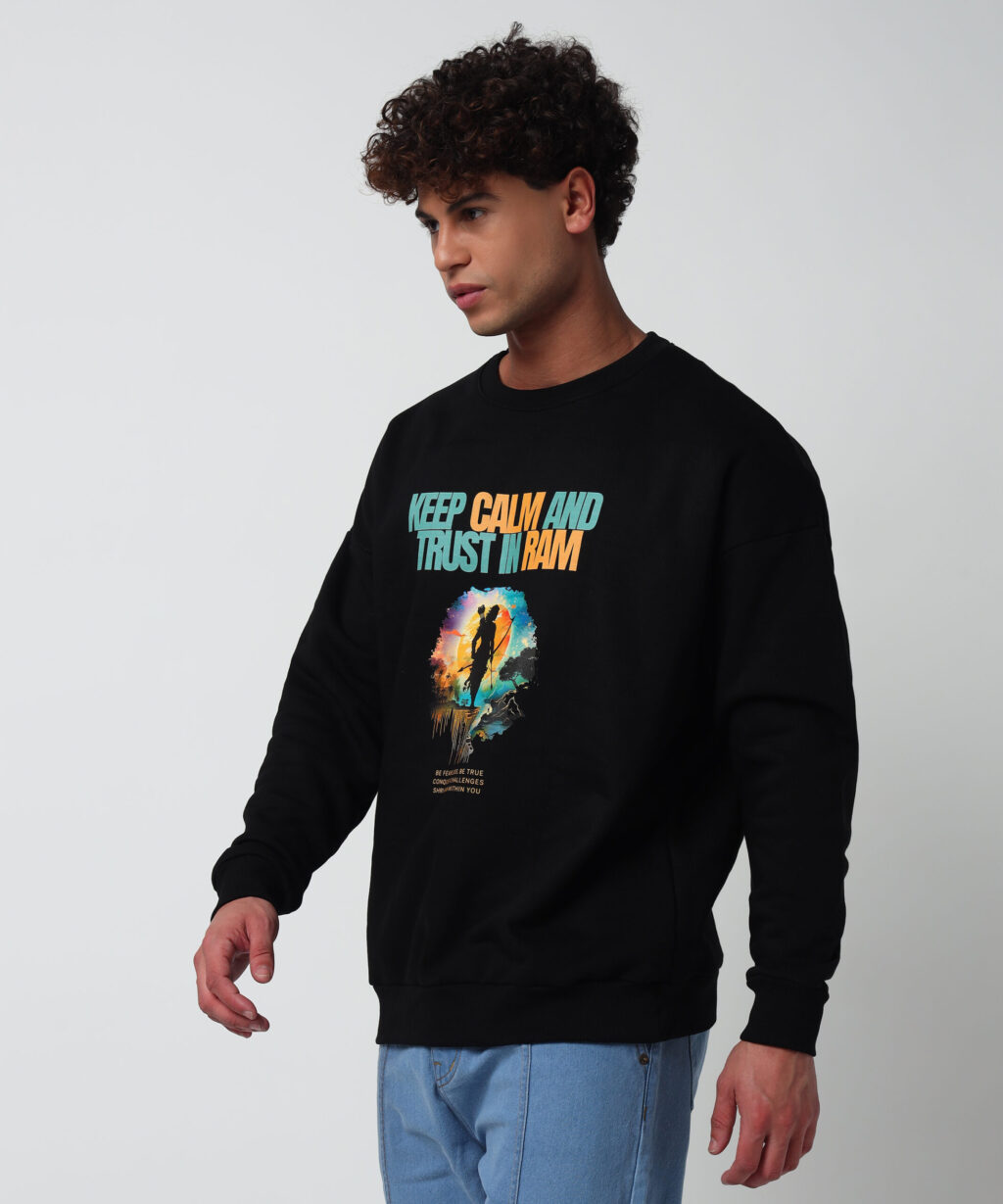 Keep Calm and Trust in Ram - Oversized Sweatshirt