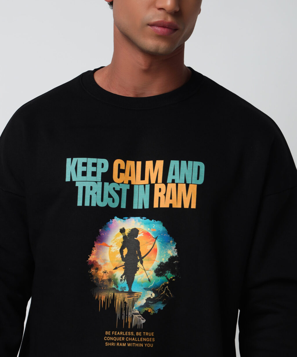 Keep Calm and Trust in Ram - Oversized Sweatshirt