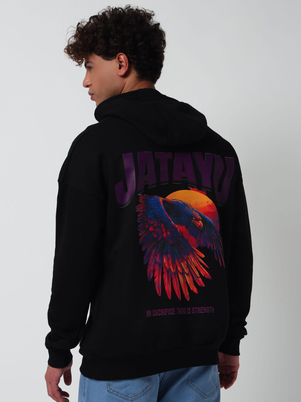 In Sacrifice There Is Strength - JATAYU - Oversized Hoodie