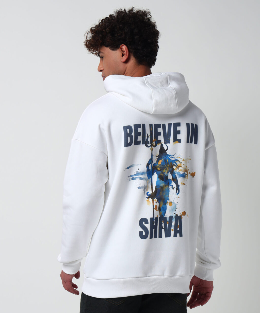 Believe In Shiva - Oversized Hoodie