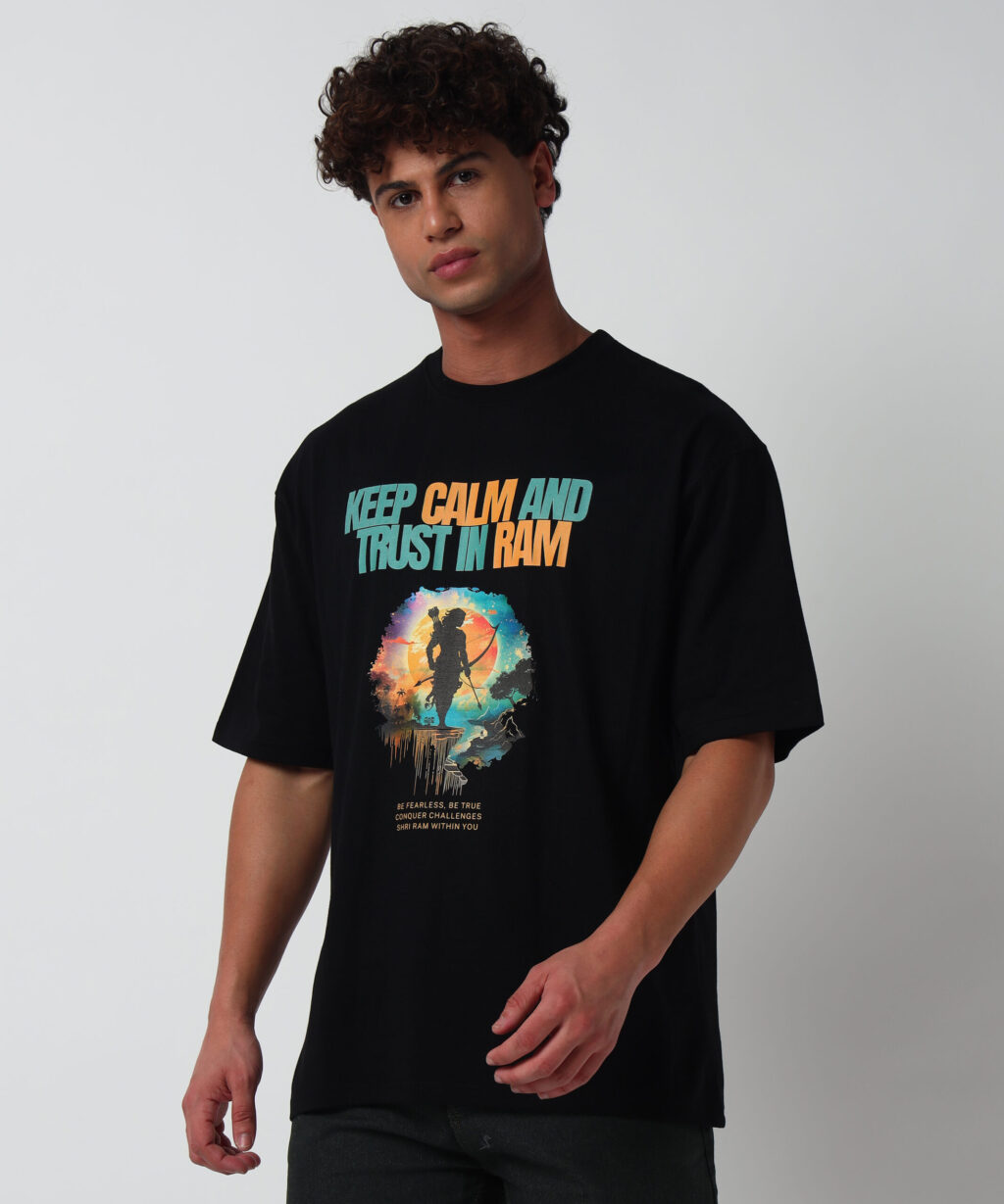 Keep Calm and Trust In Ram - Oversized T-Shirt