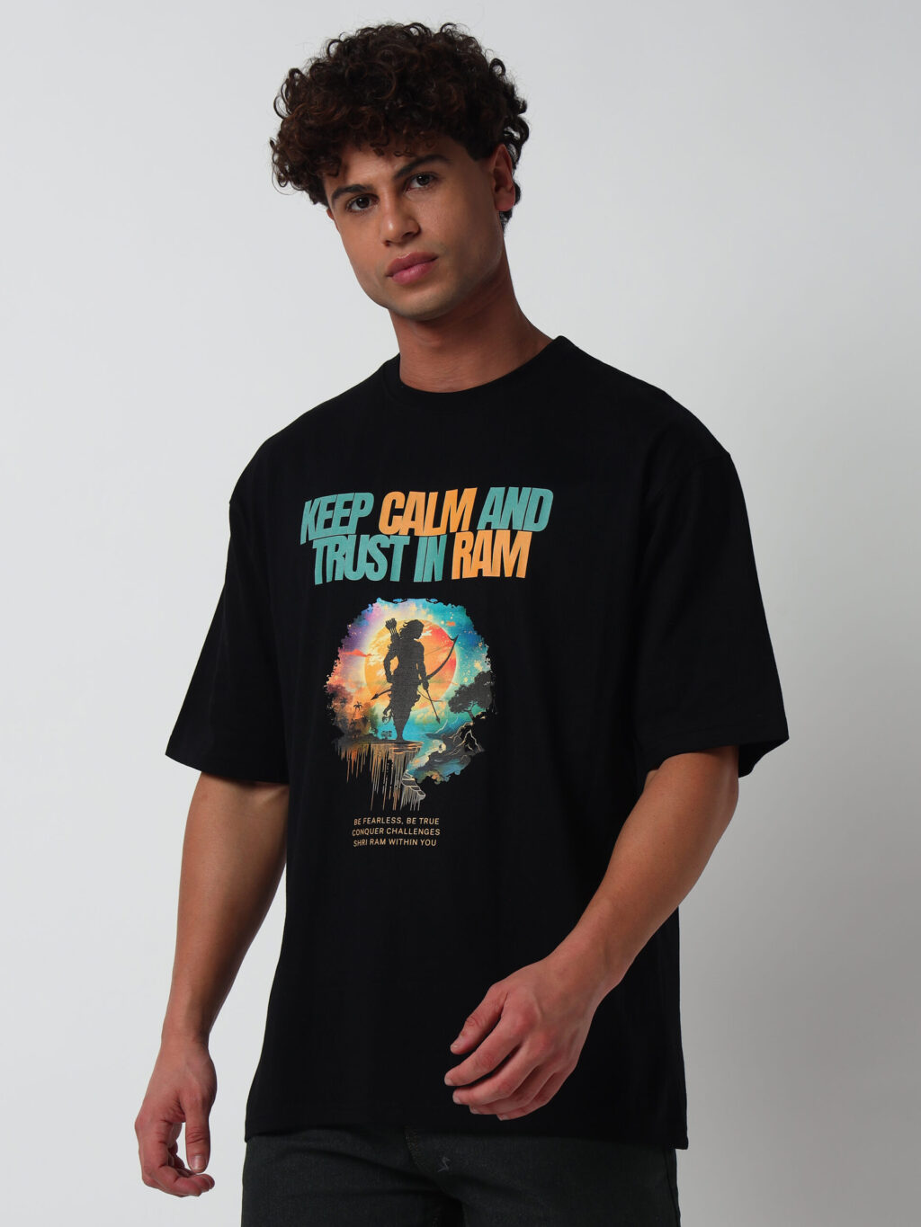 Keep Calm and Trust In Ram - Oversized T-Shirt