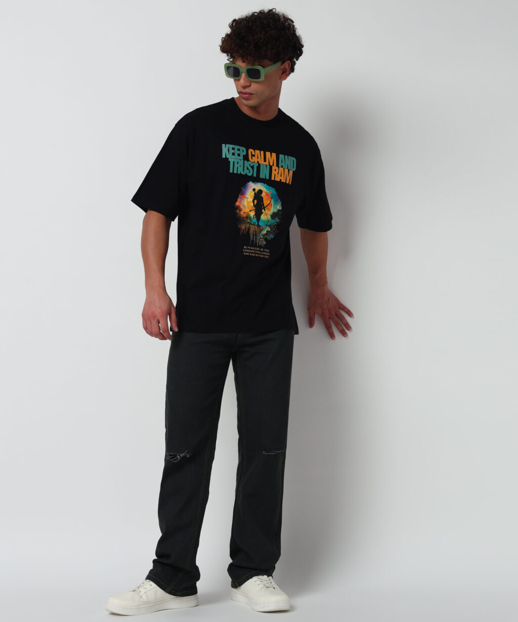 Keep Calm and Trust In Ram - Oversized T-Shirt