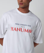 Focus Strength Calm Inspired By Hanuman - Oversized T-shirt