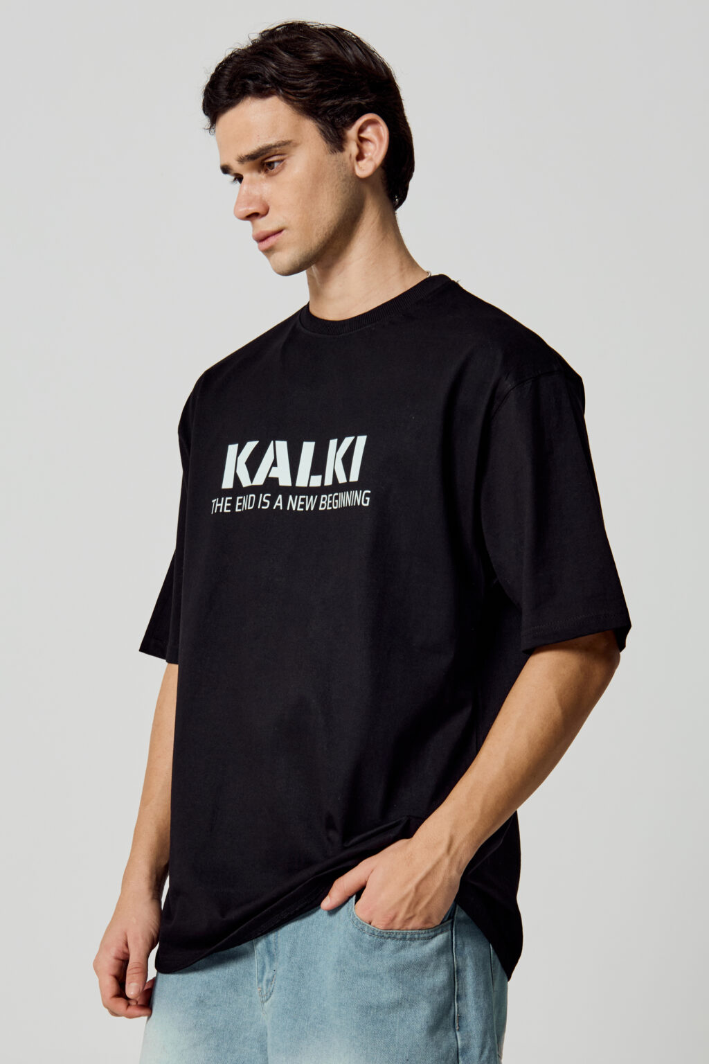 Kalki - Oversized T-shirt - Black