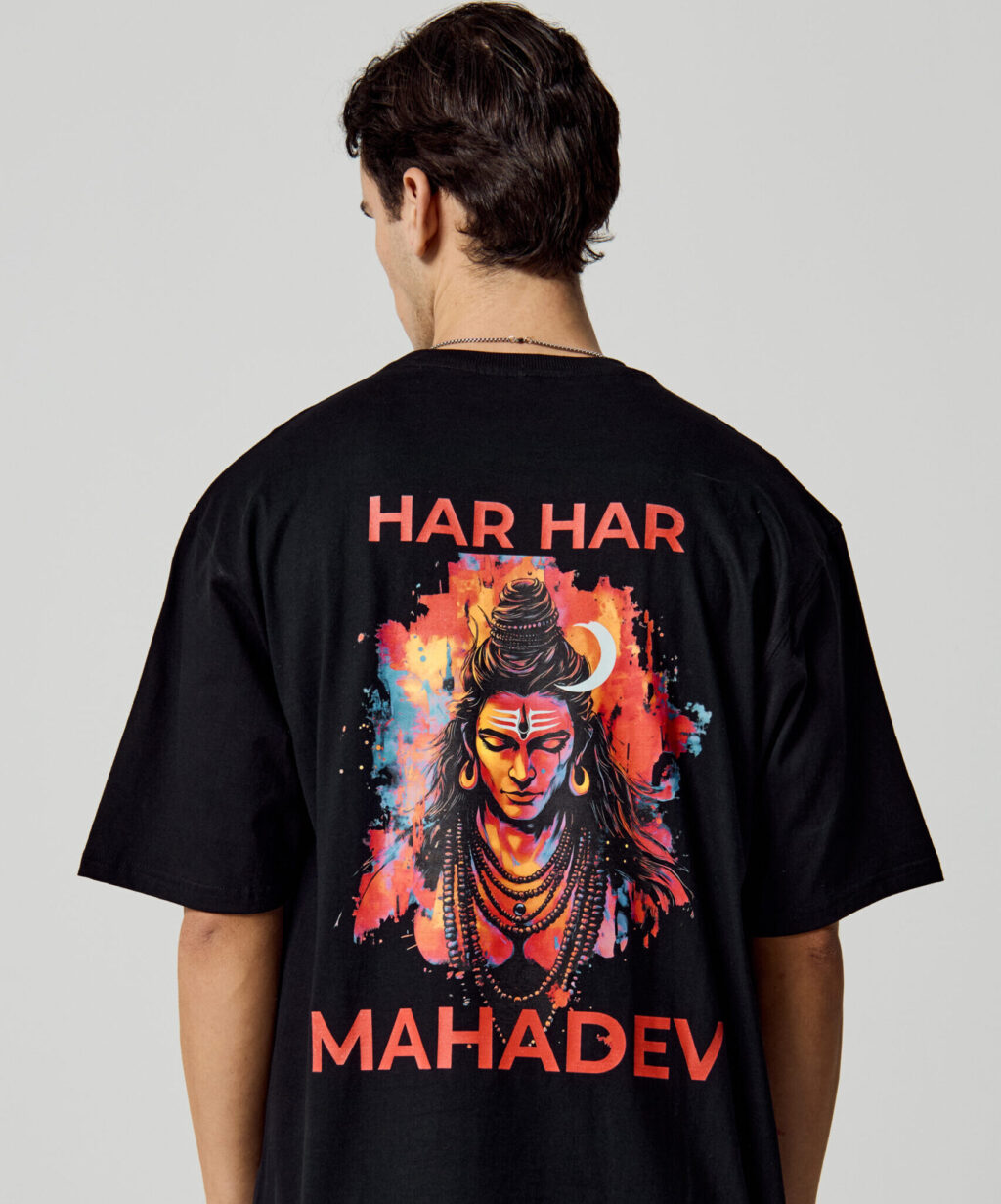Shiva - Hustle Through the Chaos - Oversized T-Shirt