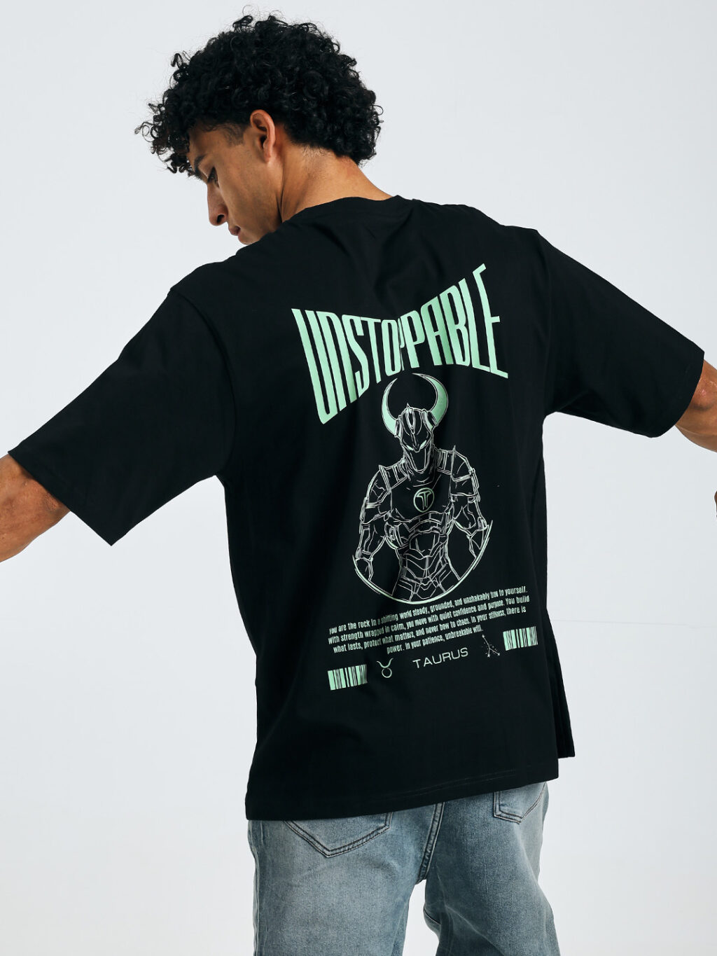 Taurus - Zodiac Warrior - Oversized T-shirt