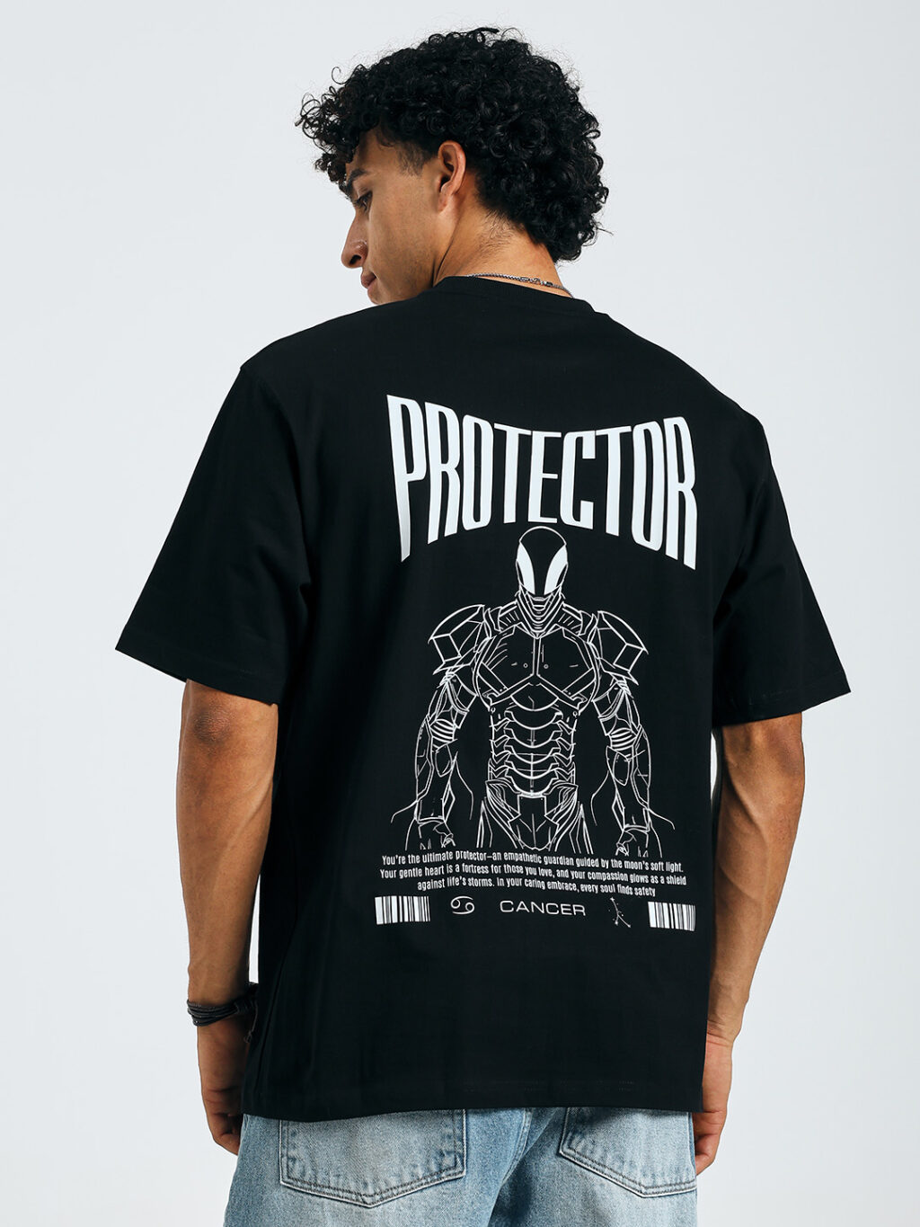 Cancer - Zodiac Warrior - Oversized T-shirt